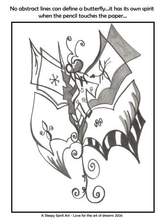 The butterfly af A Sleepy Spirit Art