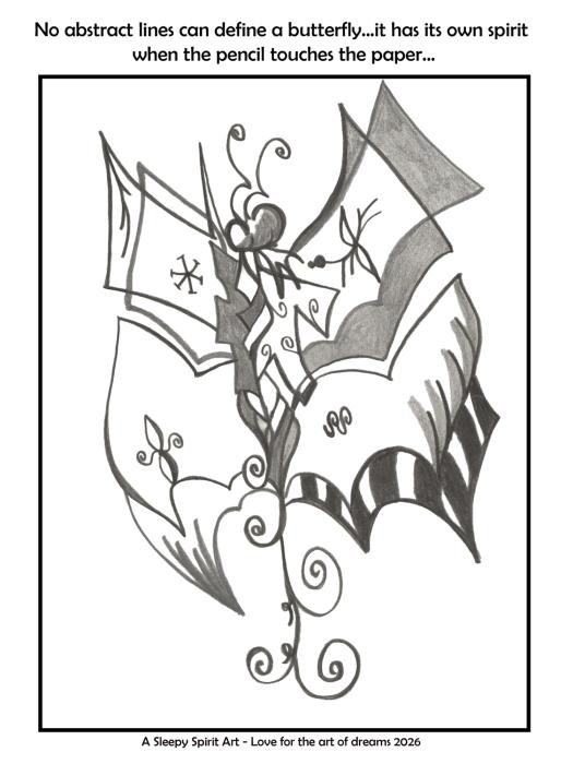 The butterfly af A Sleepy Spirit Art