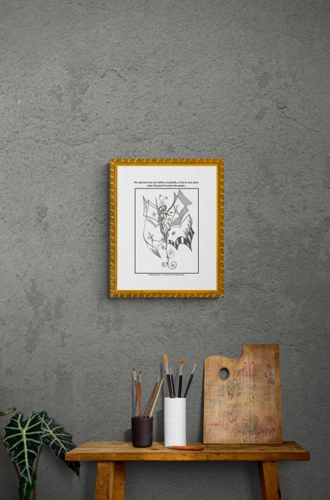 The butterfly mockup af A Sleepy Spirit Art