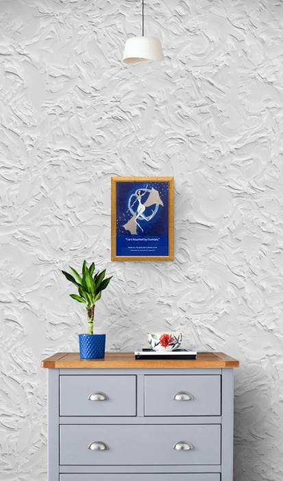 Haunted by humans, mockup af A Sleepy Spirit Art