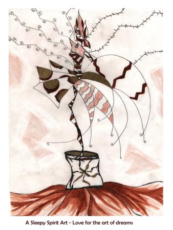 Earth fairy, plakat kun hos Shop by A Sleepy Spirit Art