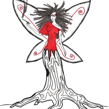 Freedom fairy, plakat kun hos Shop by A Sleepy Spirit Art