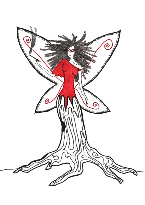 Freedom fairy, plakat kun hos Shop by A Sleepy Spirit Art