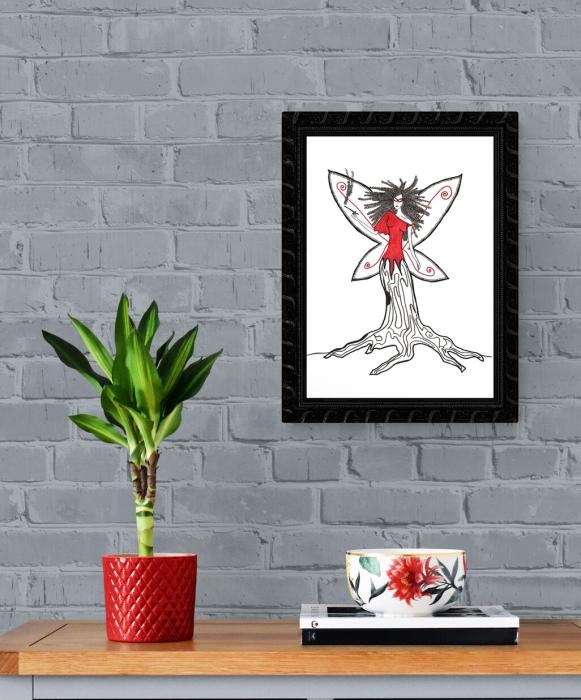 Freedom fairy, mockup kun hos A Sleepy Spirit Art