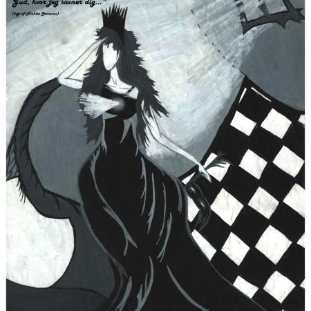 Queen of Sorrow, plakat kun hos Shop by A Sleepy Spirit Art