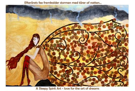 Forever Autumn DK - Kunstplakat Inspireret af Originalt Maleri