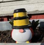 Havedværg - Bier Brugskunst, 14cm Højde, 7cm Diameter Bund