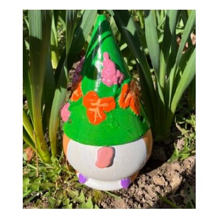 Havedværg Grønnehjørne - 18 cm Høj og Ø 7 cm Bred Dværg til Haven