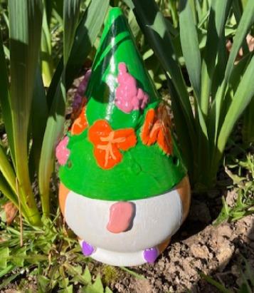 Havedværg Grønnehjørne - 18 cm Høj og Ø 7 cm Bred Dværg til Haven