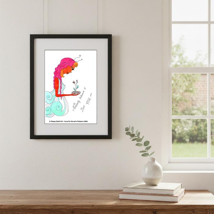 Believe - Kunstplakat i A3 Format Uden Ramme | Fragt 49 DKK