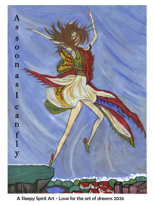 Fly plakat - A3 størrelse, inspireret tegning, levering uden ramme, fragtpris: 49 DKK