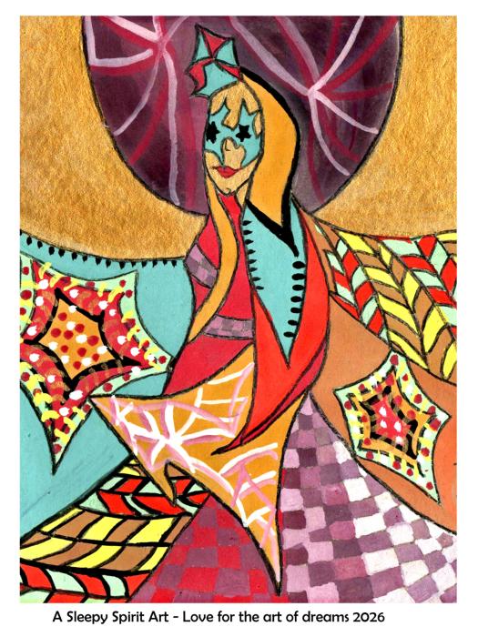 Golden dream Plakat - Inspireret af Tegningen | A3 Format | 49 DKK Fragt