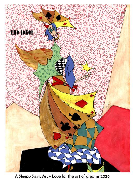 The Jocker - Kunstplakat i A3 Format Uden Ramme | Fragt: 49 DKK