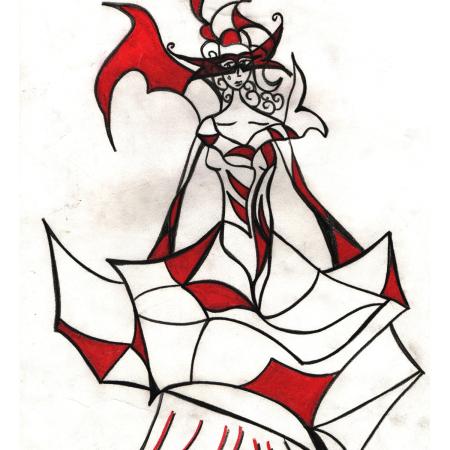 Mascarade Plakat - Inspireret af Tegningen | A3 Format | Fragt: 49 DKK