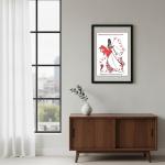 Red Plakat - A3 Format, Leveres Uden Ramme - 49,00 DKK Fragt