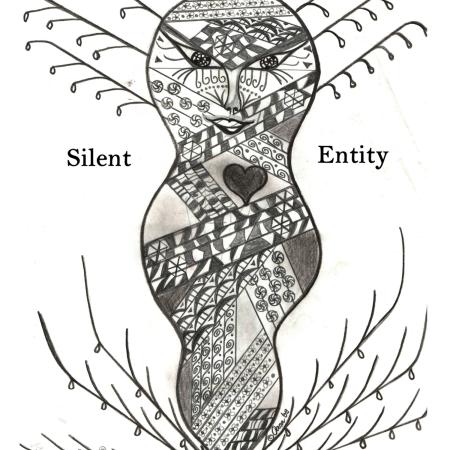 Silent Entity Plakat - Nyd Stilheden | A3 Format | Frihed Uden Ramme