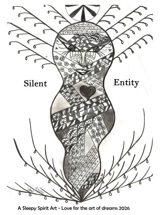 Silent Entity Plakat - Nyd Stilheden | A3 Format | Frihed Uden Ramme