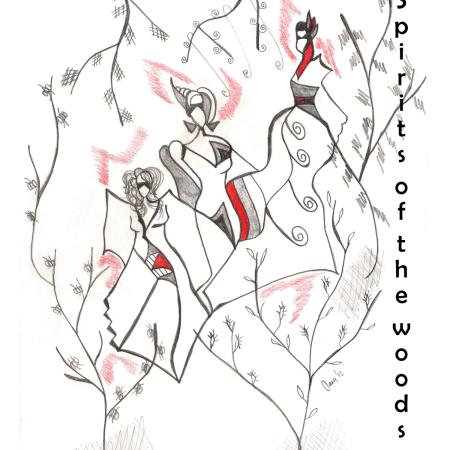 Spirits of the Woods: Mystisk Skovplakat i A3 Format - Køb Uden Ramme!