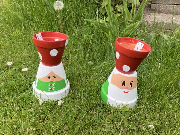Happy Grandma and Grandpa Pot - Smykker Din Have med Stilfulde Krukker