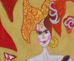 Dream Keeper by Day - 30x30 cm Akrylmaleri uden Ramme