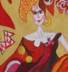 Dream Keeper by Day - 30x30 cm Akrylmaleri uden Ramme